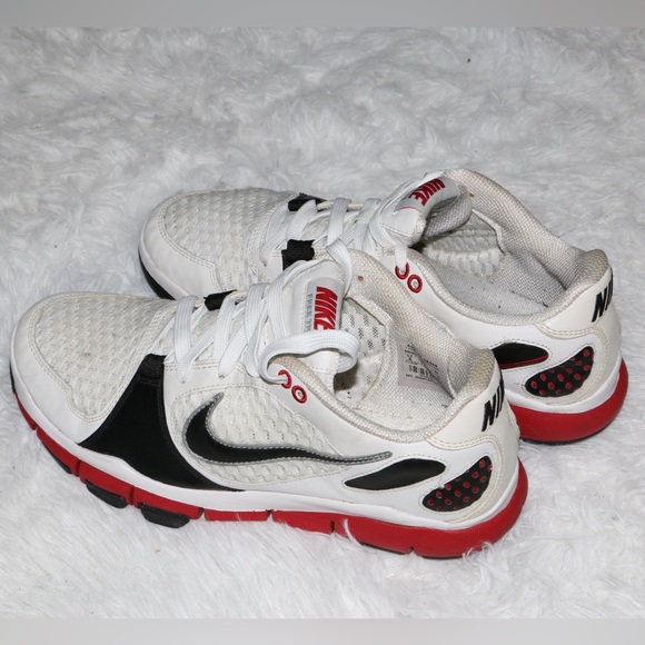 Nike Free TR Flywire White Black Red Training Shoes Mens Size 8 Athletic Gym main image 11